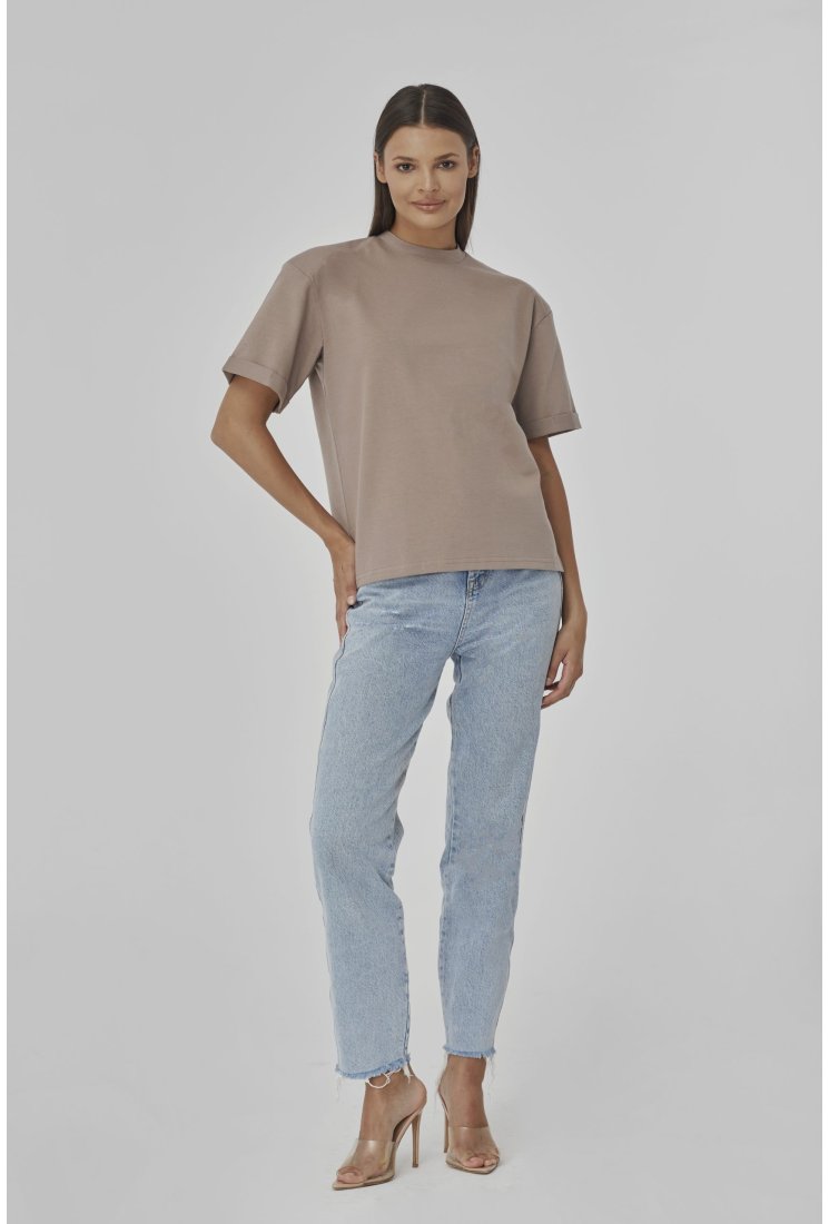 T-shirt oversize NICOLE Beige